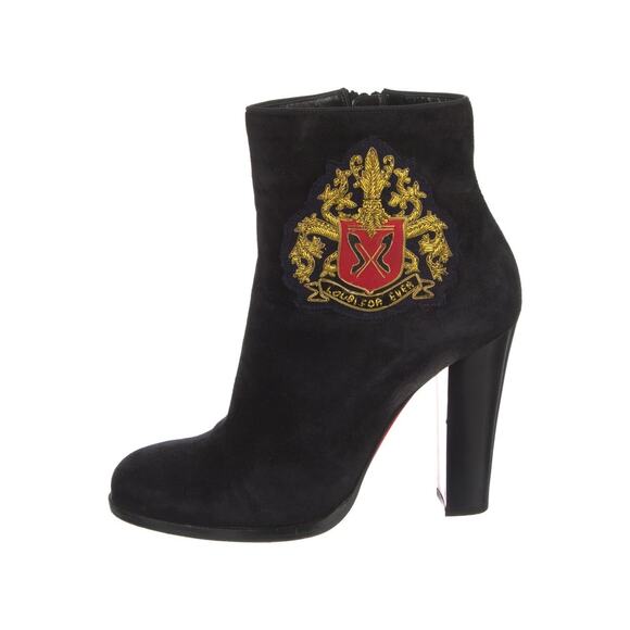 ❤️Christian Louboutin Suede Crest Boots❤️ - Picture 1 of 5